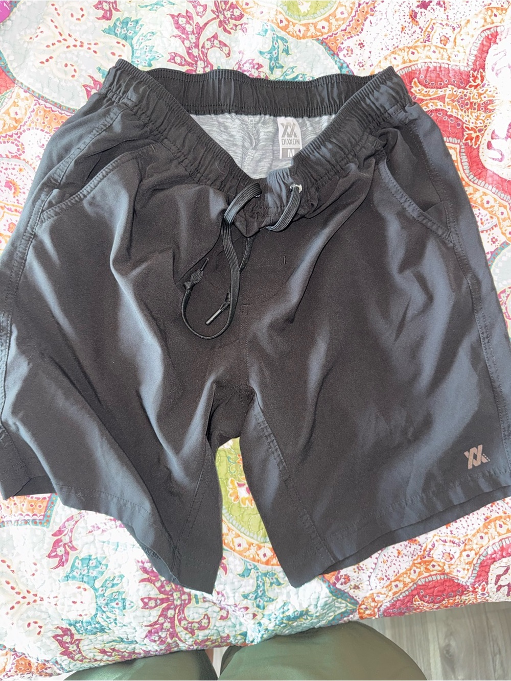 DIXXON Black Men's Athletic Drawstring Shorts